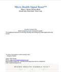 Micro Health Signal Reset™